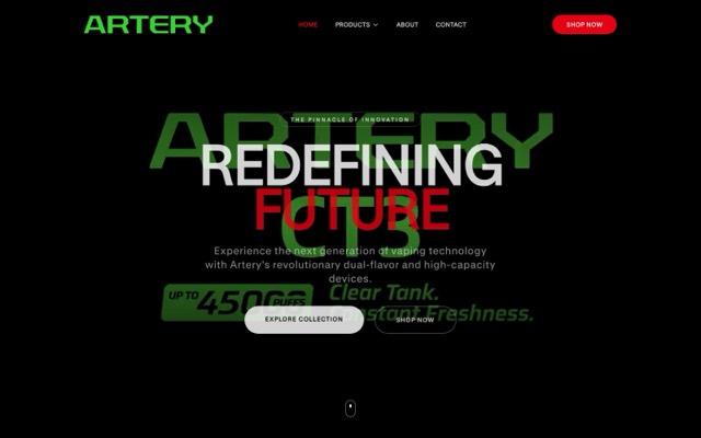 Artery Vapor SA project preview
