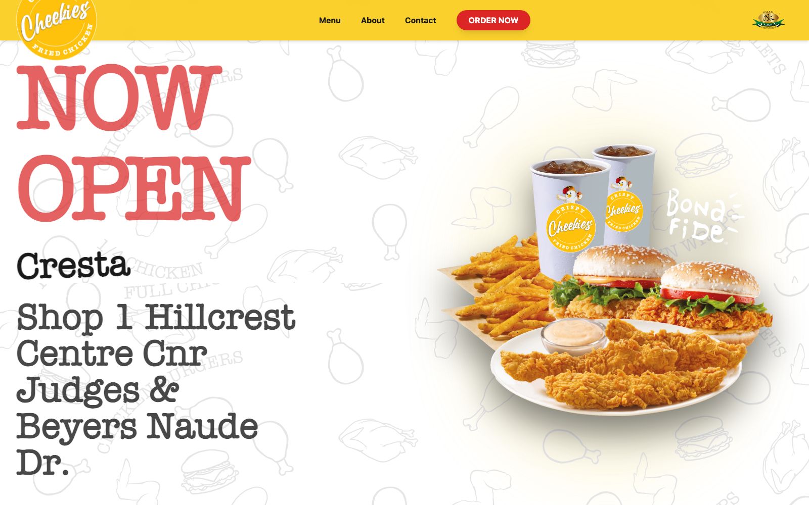 Cheekies Chicken case study screenshot