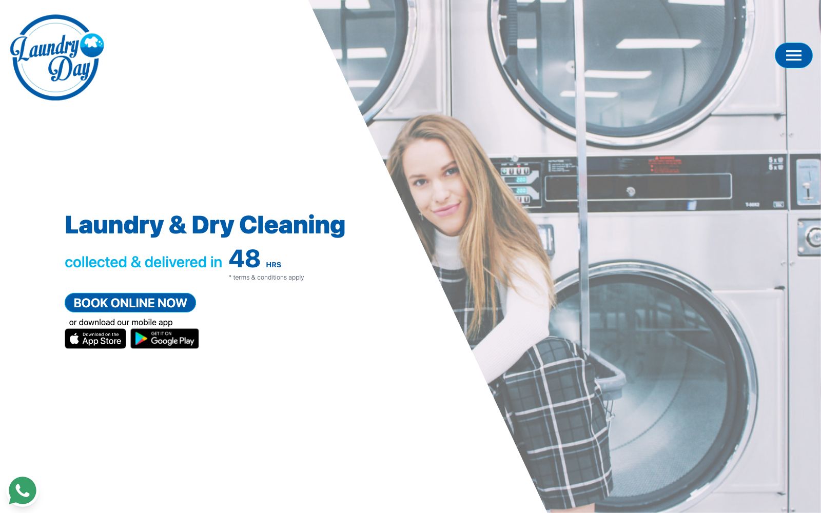 Laundry Day case study screenshot