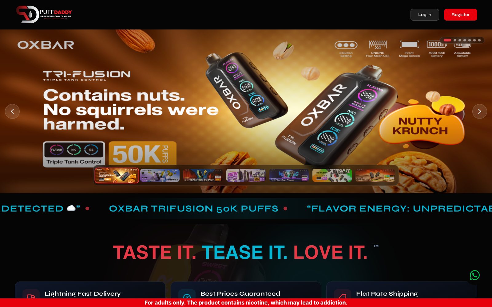 Puff Daddy case study screenshot